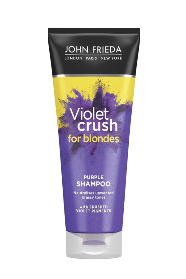 John Frieda Violet Crush Purple Shampoo with crushed violet pigments 250 ML - Image 2